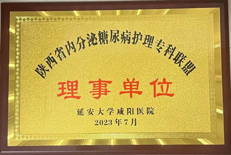 陜西省內(nèi)分泌糖尿病護(hù)理?？坡?lián)盟理事單位